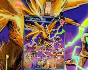 rare zapdos pokemon card ex SAR Pokmon SV2a 204/165 Encased in a durable acrylic holder to highlight the vibrant artwork of this fan Zapdos - 029/078 - Pokemon