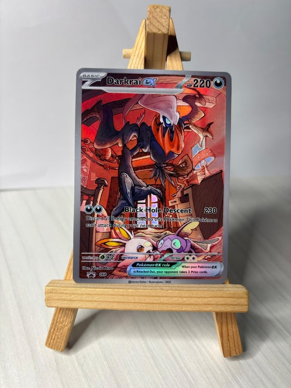 darkrai pokemon card halloween - 136 - Truco o Comercio 2024 - Cosmos Holo Darkness Night Cyclone (120) Move all Energy from this Pokmon to your Benched Pokmon in any way you like. Pokederp Halloween - Spookguy (Darkrai)