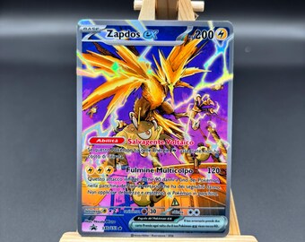 zapdos ex pokemon card price Custom Pokémon – Artwork by Nicola Moro – Electric Legendary Fan Art – Rainbow Holographic Collector Card this card is the perfect way to showcase your collection. Zapdos ex 145/165 - Scarlet