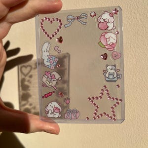Cartes à chargement vertical/cartes photo Pokémon décorées – Protection mignonne et élégante