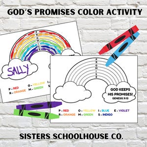 Atividade para colorir as promessas de Deus, lição bíblica, atividade da escola dominical, artesanato bíblico, atividade bíblica