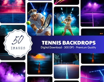 50 Tennis Background Sport Digital Backdrop Tennis Backdrop Sports Photo Backdrop Tennis Digital Background Overlay Photoshop Backdrops
