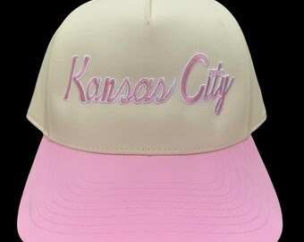 Kansas City Pink 2tone Hat