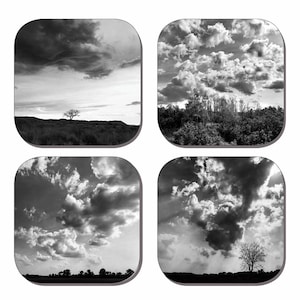 Unique Gift Photography Set of 4 Housewarming Gift Providence RI Architecture Coasters Nature Art