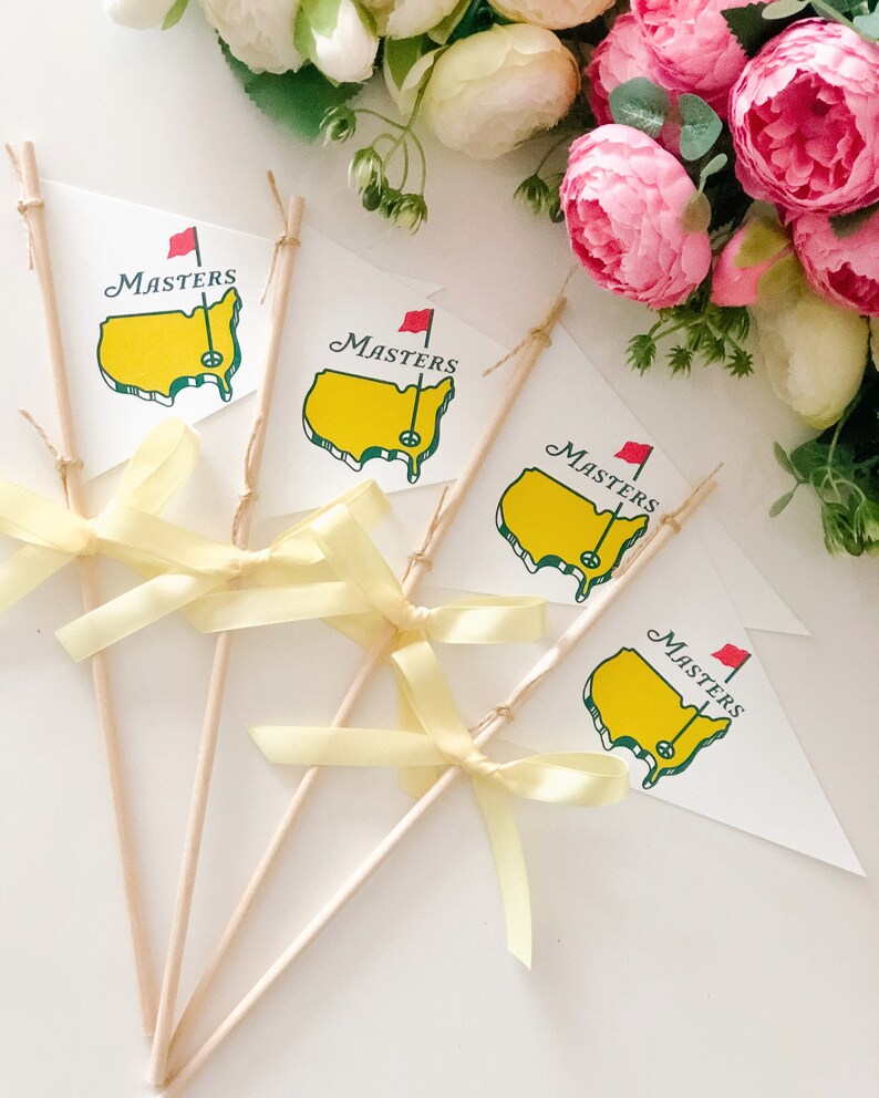 Printyourown Masters Tournament Golf Flags, Golf Holes, Travelled