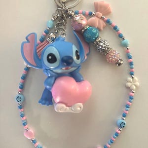 LLAVERO Y Charm para Bolso STITCH. imagen 1