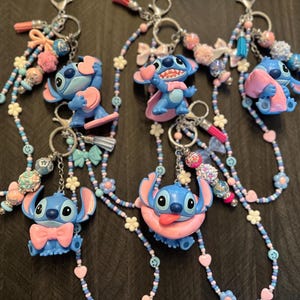 LLAVERO Y Charm para Bolso STITCH. imagen 6