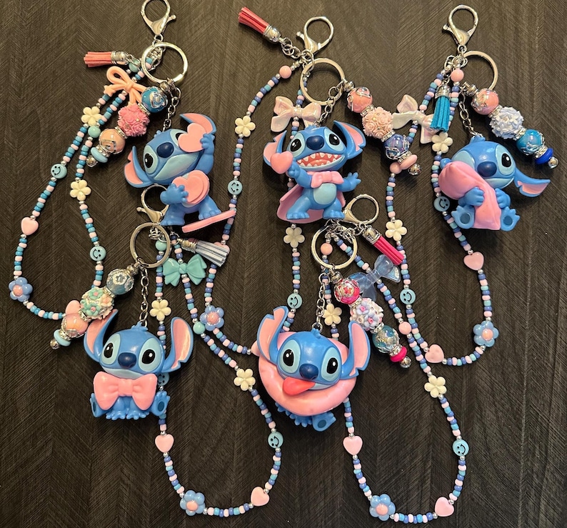 LLAVERO Y Charm para Bolso STITCH. imagen 7