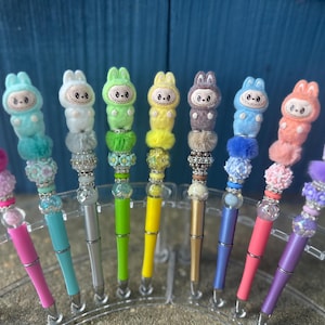 LABUBU beaded pen , characters, cute pen