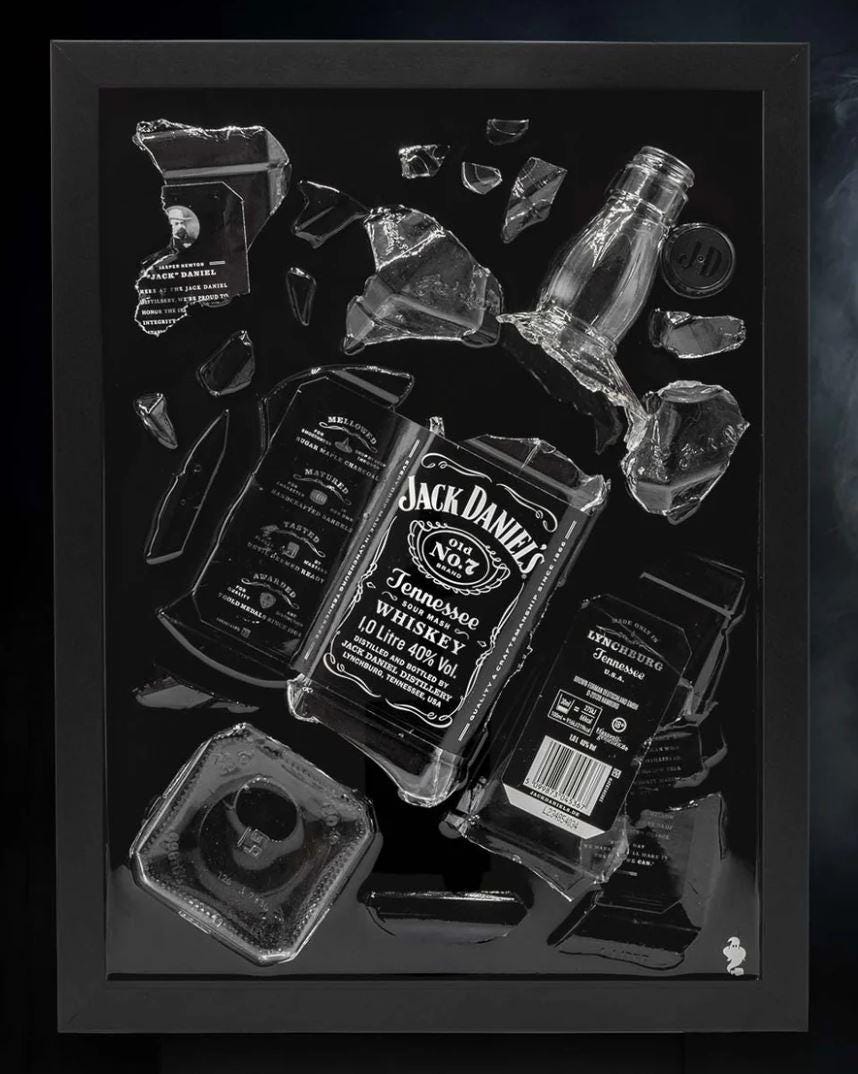 Broken whisky bottle - Etsy 日本
