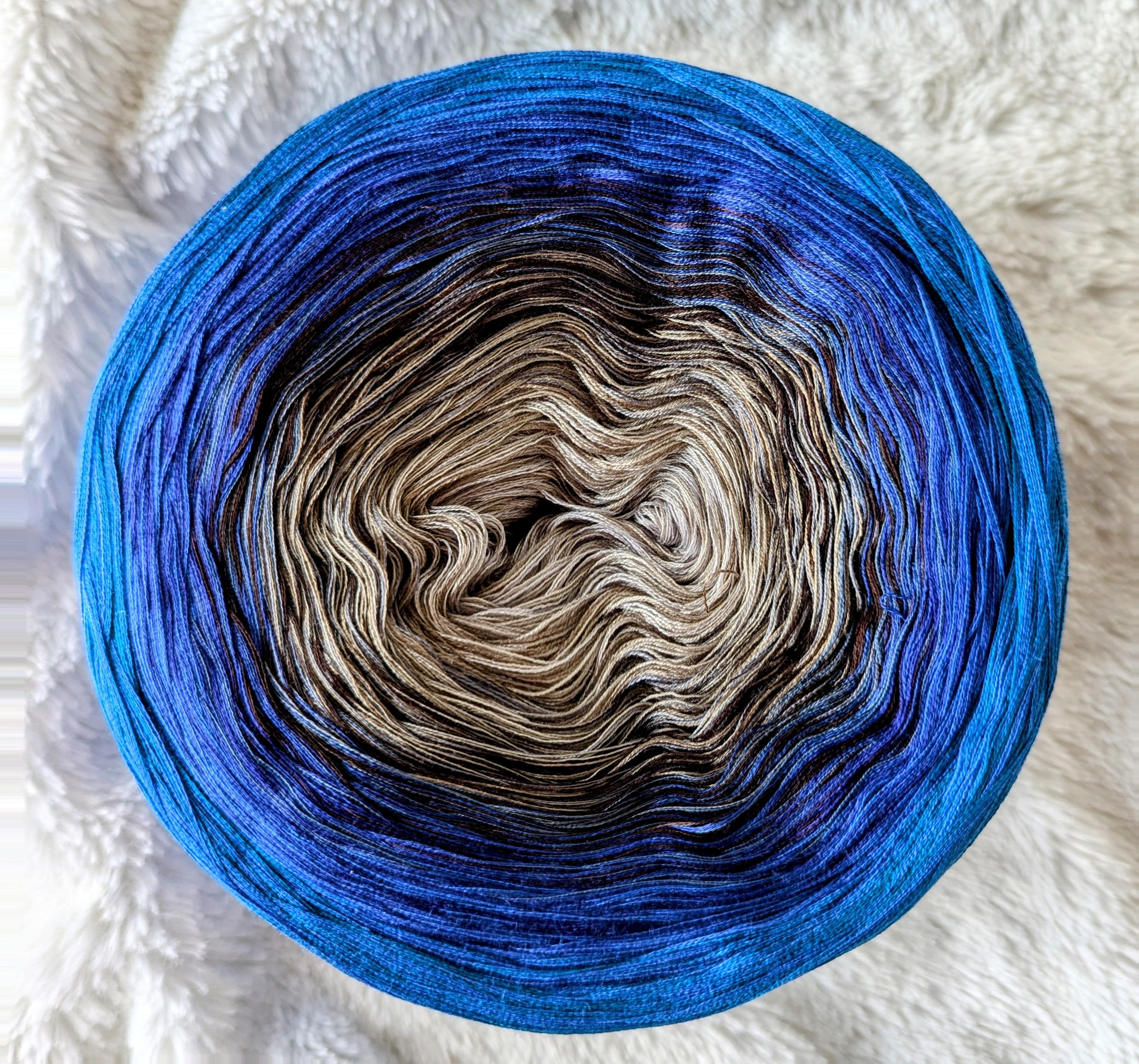 2200yards Handmade gradient cake yarn