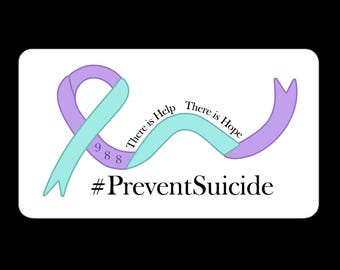 Prevent Suicide: Vehicle Sticker Variation 1