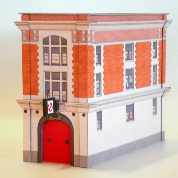 N Scale (1/60th) Ghostbusters Fire House