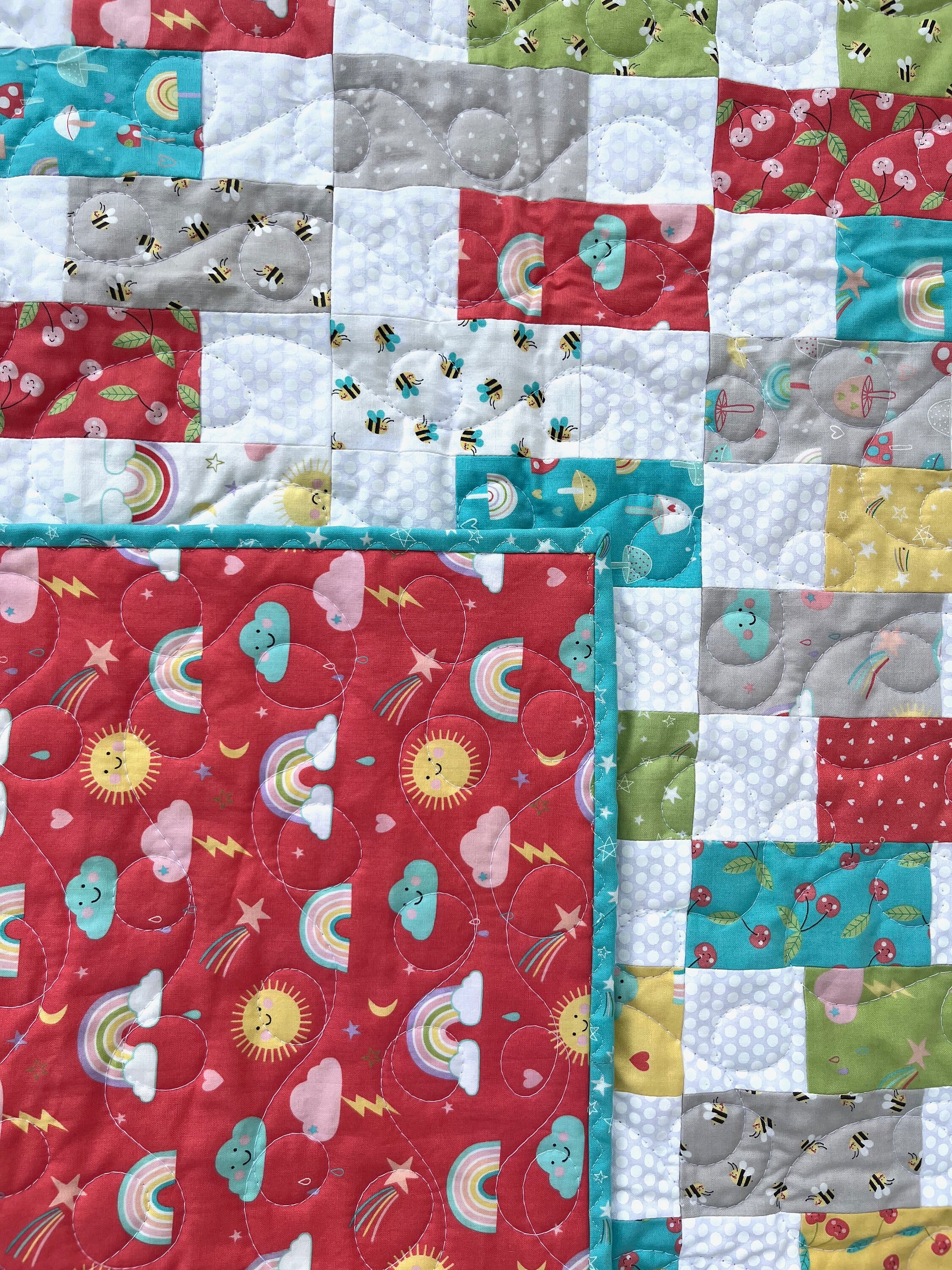 Baby Blocks Hello Sunshine Baby Quilt - Etsy