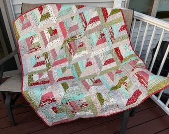 Snowkissed Christmas Winter Lap Wall Couch Quilt