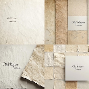 30 Old Vintage Paper Textures, digital paper pack with vintage paper backgrounds instant download for commercial use