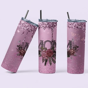 Glitter tumbler for mom birthday gift mom tumbler gift for her mothers day skinny tumbler with straw 20oz mothers day gift from daughter
