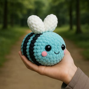 einfache und süße Amigurumi Biene Häkelanleitung, Bienen Häkelanleitung, Amigurumi Biene, Häkelanleitung, Häkelanleitung für Bumblebee