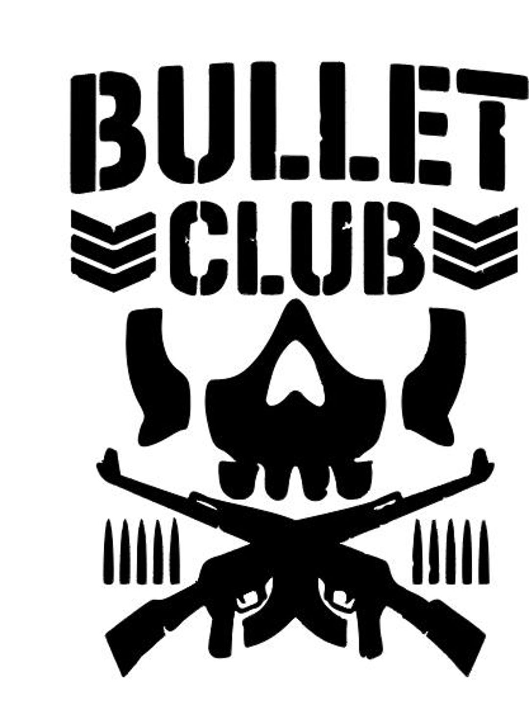 Bullet Club Wrestling Vinyl Decal Sticker Wrestle Fan - Etsy