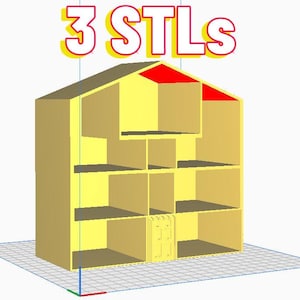 Folklore Cabin and Lover House STL Bundle – 3D Printable Miniatures Keychain
