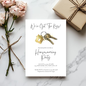 Housewarming Party Invitation: Editable New Home Invite (Digital Invitation Template) 4x6, 5x7 image 2
