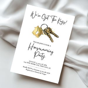 Housewarming Party Invitation: Editable New Home Invite (Digital Invitation Template) 4x6, 5x7 image 5