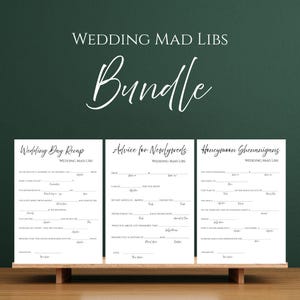 Hochzeit Mad Libs Druckbare Mad Libs Hochzeitsaktivitäten Hochzeitsdetails Hochzeitspuzzle Hochzeitsspiel Hochzeitsandenken Hochzeitsspielkarten