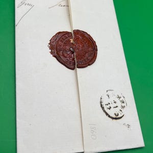 Carta antiga Lemberg - Przemyśl, Áustria-Hungria 1860, documento raro do departamento de polícia, documentos exclusivos de 1800