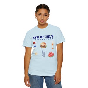 Patriotic Tee, Independence Day Shirt, Americana Clothing, Red White Blue Top, July 4th Outfit