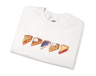 Thanksgiving Pie Sweatshirt, Fall Autumn Crewneck, Turkey Day Sweater