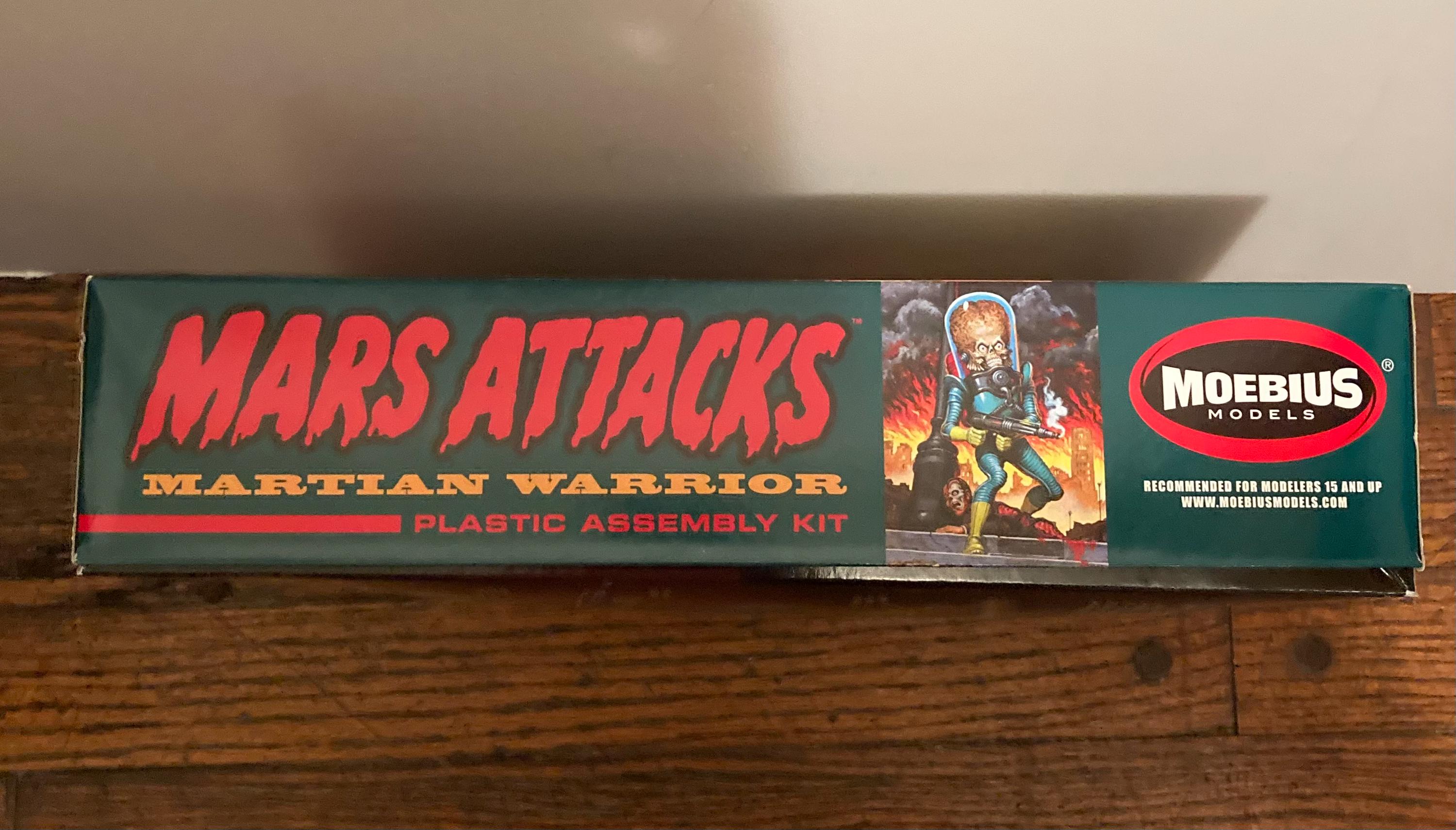 Moebius 936 Mars Attacks Martian Warrior Figure MIB 1/8