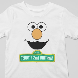 Character Birthday Family Custom Shirt, Street Custom Birthday t shirt, Personalized Toddler Birthday t-shirt, Family Matching Birthday tee.
