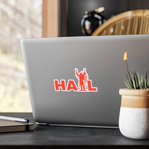 University of Illinois Chief Sticker Decal Sticker, dorm room art, College fan, School Pride Decal, Car Laptop Sticker, reusable waterproof
