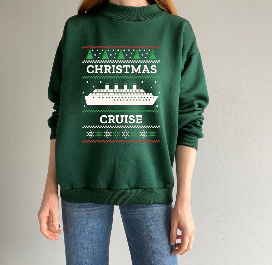 Merry Christmas Cruise 2023 Trip Cruising Funny Holiday Ship Retro Vintage SVG Cut File PNG PDF