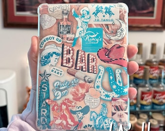 Cowboy Up Kindle Insert: Western Cardstock Accessory
