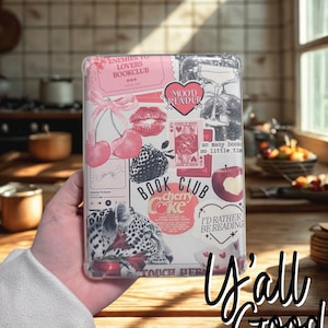 Cherry Lovin' Kindle Insert: Retro Book Club Collage