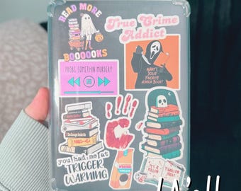 Horror Kindle Insert, Ghost Face, Kindle Accessories