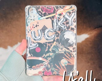 Western Cheetah Kindle Insert, LUCKY, Kindle Accessories