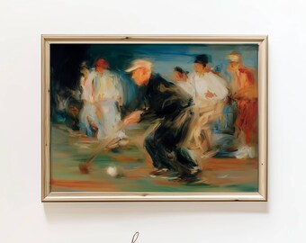 Vintage Golf Art Print: Trendy Sports Decor (Digital Download)