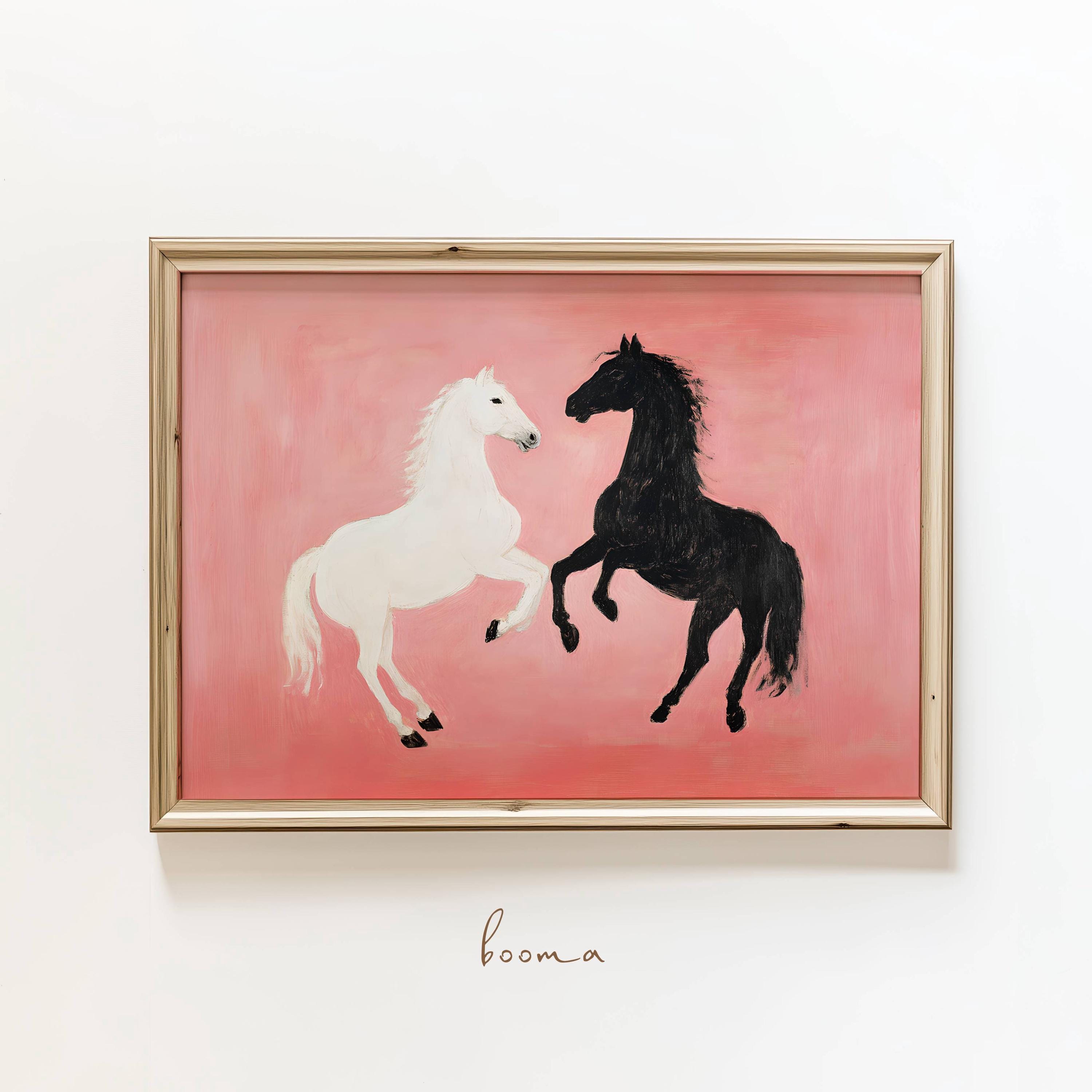 7 horse painting - Etsy 日本
