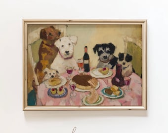 Dog Wall Art Kitchen Poster Digital Download Homely Modern Arts Modern Funny Decor Dog Owner Poster