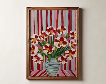 Vintage Floral Print: Cottagecore Flowers Art (Digital Download)