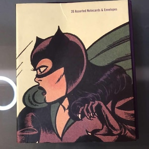 Catwoman 7 cartes de correspondance assorties DC Comics Chronicle Books 2000