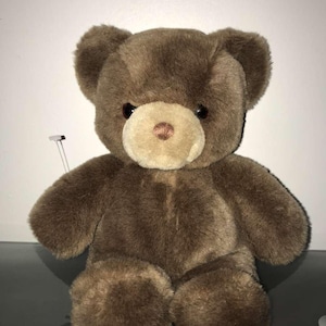 Vintage Gund Teddy Bear Brown Looking Plush Stuffed animal