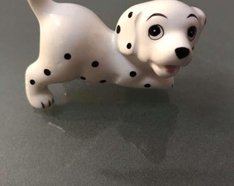ディズニー　101匹わんちゃん　置物 ディズニー 101匹わんちゃん 陶器置物 8個 （ まとめて片付け 不要品
