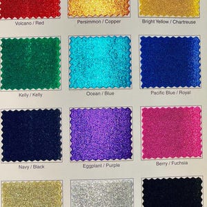 12 Colors Mystique Spandex Metallic Fabric Available By The Yard