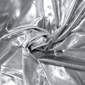 Mystique Spandex Silver 4-way Stretch Nylon Spandex
