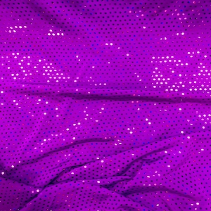 Purple Fused Sequin Showstopper Spandex by the yard