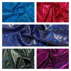 Sparkle Spandex Nylon Lycra 4-way Stretch Fabric 58” wide