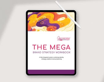 Manuale di strategia del marchio / Modello Canva, Business Planner (manuale modificabile di oltre 60 pagine)